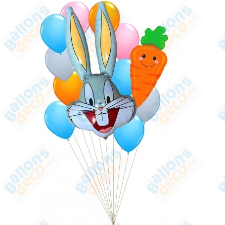 Ballons Bugs Bunny Vintage En Grappe