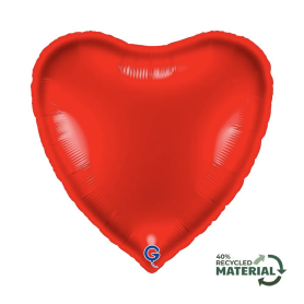 Ballon Coeur Rouge de 75 cm, décoration ballon pour anniversaire, Mariage et St-Valentin.