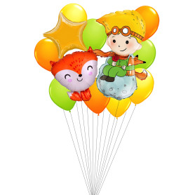 Ballon Le Petit Prince en Grappe Étoile, Décorations ballons pour anniversaire.