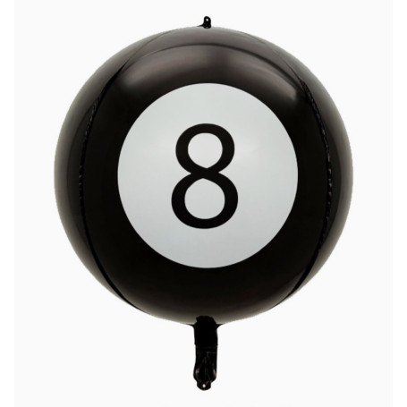 Ballon Bille de Billard Noir N°8, Décorations ballons pour anniversaire, Jeux.