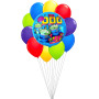 Ballons Les Martiens de Toy Story en grappe Disney, décorations avec des ballons d'anniversaire Pixar.