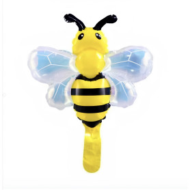 Ballon Abeille Holographique 24 cm, décoration ballon anniversaire, vendeur de miel, Vitrine de Pâques.