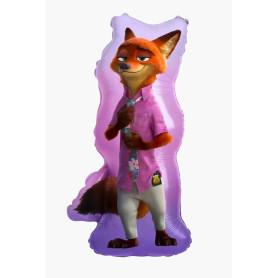 Ballon Nick le Renard Zootopie 2 chemise Disney, Décorations ballons pour anniversaire.