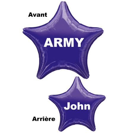 Ballon ARMY BTS K-pop avec Prénom, Décoration ballon K-Pop, Musique Korée.