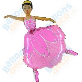 Ballon Danseuse Classique Rose, Décorations ballons pour anniversaire.