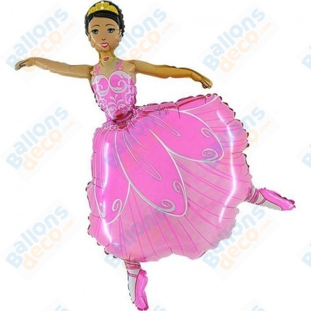 Ballon Danseuse Classique Rose, Décorations ballons pour anniversaire.