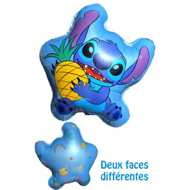 Ballon Stitch Joyeux avec un Ananas Disney, Décorations ballons pour anniversaire.