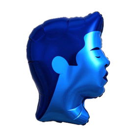Ballon Tête D'Homme Bleu, Décorations ballons pour anniversaire, Mariage, Soirée garçons.