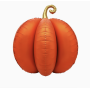 Ballon Citrouille 4D Orange d'Halloween, Décoration Halloween
