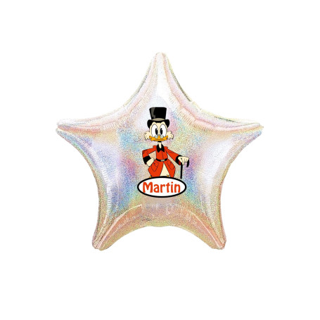 Ballon Picsou Personnalisable 1 face Disney, Décorations ballons pour anniversaire.