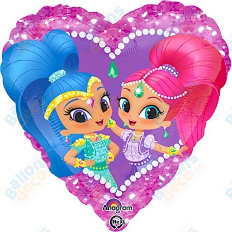 Ballon Simmer Et Shine Coeur