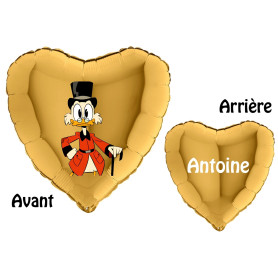 Ballon Picsou Vintage Personnalisable Disney, Décorations ballons pour anniversaire.