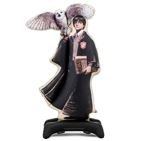 Ballon Harry Potter et Hedwige Stand Up 145 cm, Décorations ballons pour anniversaire.