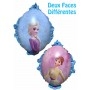 Ballon Anna et Elsa La Reine des Neiges 2 Deux Faces Différentes
