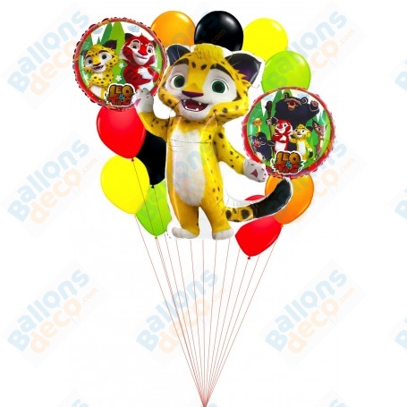 Ballons Léo et Tig en Grappe