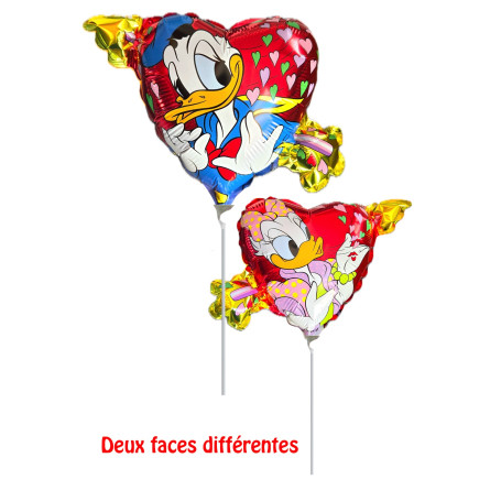 Ballon Donald et Daisy Love Gonflage Air Anagram Vintage, Décorations ballons pour anniversaire.