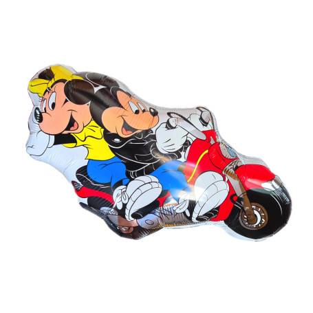 Ballon Mickey et Minnie en Moto Disney Anagram, Décorations ballons pour anniversaire.