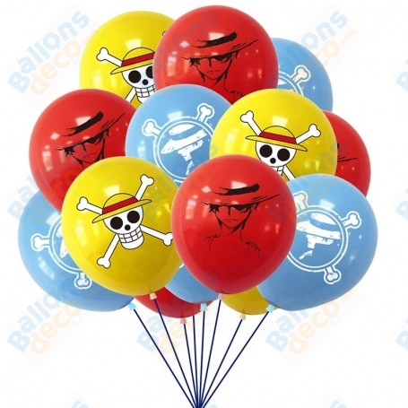Ballons One Piece x 9