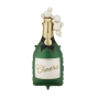 Ballon Bouteille Champagne Verte Avec Bulles