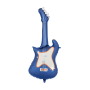 Ballon Guitare Rock Bleu 105 Cm, décoration ballon Anniversaire, Taylor Swift, Musique