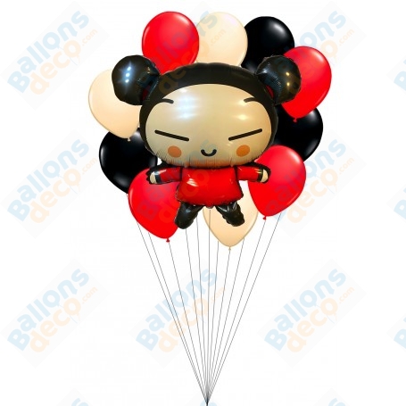 Ballons Pucca en Grappe