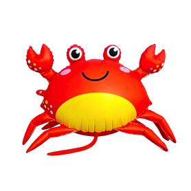 Ballon Crabe Rouge Craby 3D, Décoration ballon Animaux aquatique, Marin.