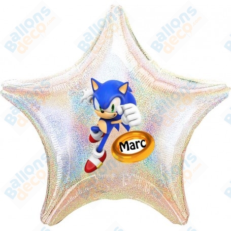 Ballon Sonic Personnalisable