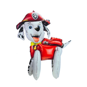 Ballon Marcus Pat Patrouille Stand Up 107 cm, décoration ballon de table pour anniversaire.