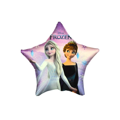 Ballon La Reine Des Neiges 2 Étoile Anna et Elsa Disney, Décorations ballons pour anniversaire.