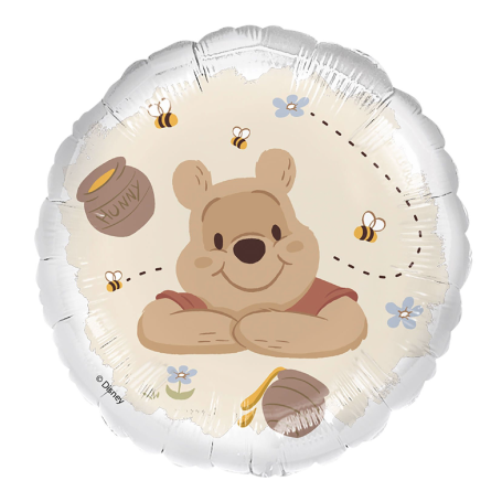Ballon Winnie L'Ourson Miel Pastel Disney, Décorations ballons pour anniversaire.