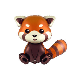 Ballon Panda Roux Cartoon, Alerte Rouge Disney, décoration ballon Animaux et anniversaire