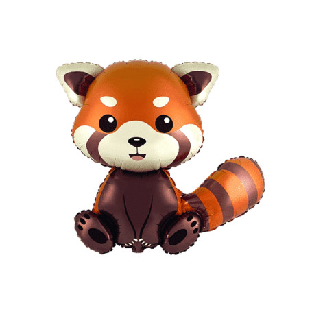 Ballon Panda Roux Cartoon, Alerte Rouge Disney, décoration ballon Animaux et anniversaire