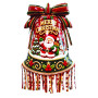 Ballon Cloche du Père Noël 102 cm, décoration ballon de vitrines de Noël.