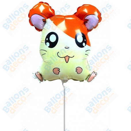 Ballon Hamtaro Sur Tige
