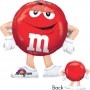 Ballon M&M's Rouge Marcheur