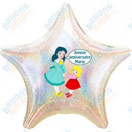 Ballon Princesse Sarah Personnalisable