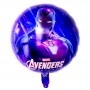 Ballon Iron Man Bleu Rond