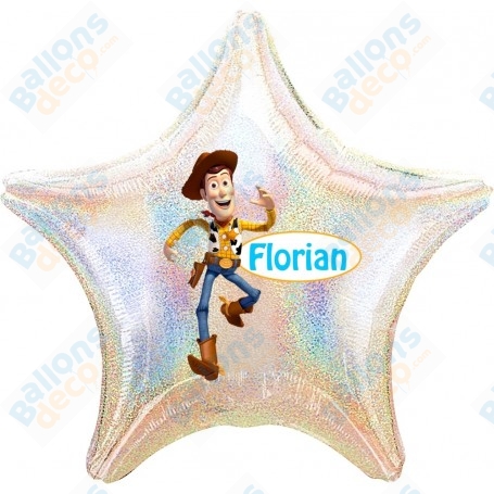 Ballon Woody Personnalisable Disney Pixar, décorations ballon anniversaire.