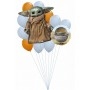 Ballons Grogu, Bébé Yoda Mandalorian Star Wars en Grappe Disney, Décorations ballons pour anniversaire.