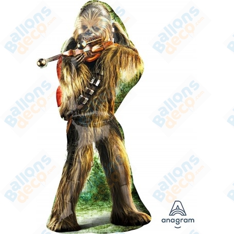 Ballon Star Wars Chewbacca Disney, Décorations ballons pour anniversaire.