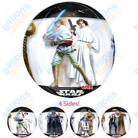 Ballon Star Wars Les Derniers Jedi ORBZ Disney, Décorations ballons pour anniversaire.