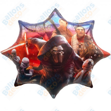 Ballon Star Wars Etoile Disney Groupe, Décorations ballons pour anniversaire.