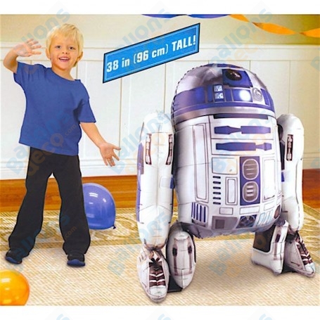 Ballon Star Wars R2-D2 Marcheur Disney, Décorations ballons pour anniversaire.