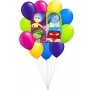 Ballons Vice-Versa Pixar Disney en Grappe