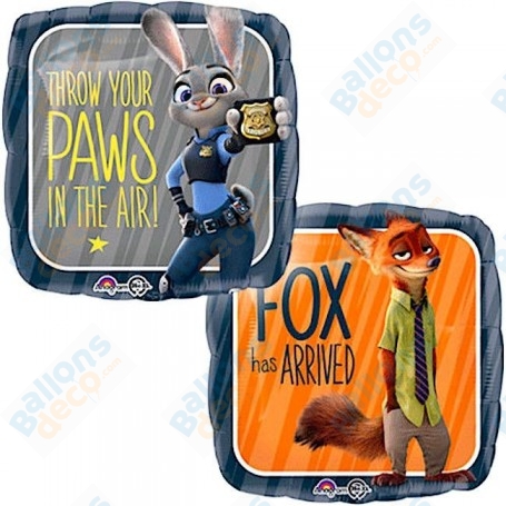 Ballon Zootopia 2 Faces anniversaire Disney, Décorations ballons pour anniversaire.