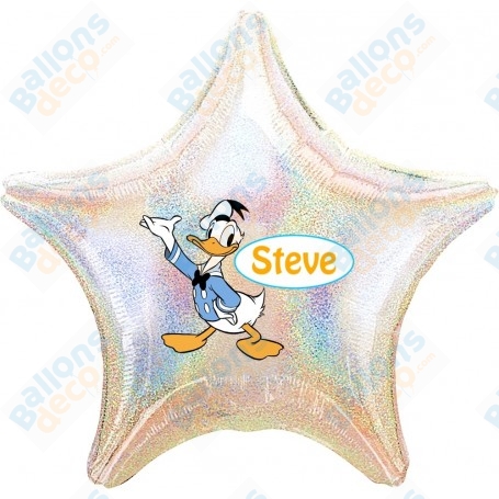 Ballon Donald Personnalisable Disney 1 face, Décorations ballons pour anniversaire.