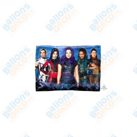 Ballon Descendants 3 Disney, Décorations ballons pour anniversaire.