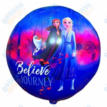 Ballon La Reine Des Neiges 2 Believe Princesse Disney