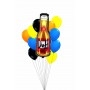 Ballons Bière Duff Simpson en Grappe, Décorations ballons pour anniversaire.