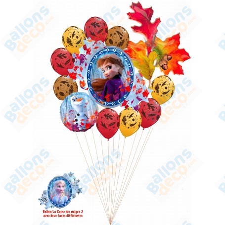 Ballons Anna La Reine Des Neiges 2 Feuilles Disney Princesses